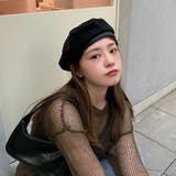 パイピングベレー帽 レディース 小顔 | ANGELCLOSET | 詳細画像6