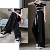 セミワイドパンツ ハイウエスト 着やせ | SUNSHINE CLOSET | 詳細画像5 