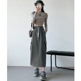 ワークスカート ハイウエスト 秋冬 韓国 | SUNSHINE CLOSET | 詳細画像10 