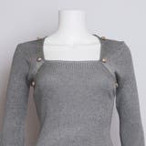 ニットワンピース リブ タイト 長袖韓国 | SUNSHINE CLOSET | 詳細画像10