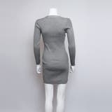 ニットワンピース リブ タイト 長袖韓国 | SUNSHINE CLOSET | 詳細画像9