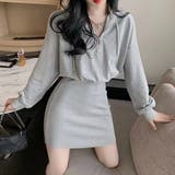 ワンピース フード付き 長袖 レディース | ANGELCLOSET | 詳細画像7