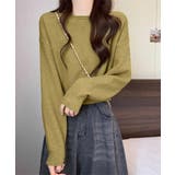 ニットトップス ショート丈 長袖 無地 | SUNSHINE CLOSET | 詳細画像2