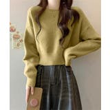 ニットトップス ショート丈 長袖 無地 | SUNSHINE CLOSET | 詳細画像3