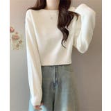 ニットトップス ショート丈 長袖 無地 | SUNSHINE CLOSET | 詳細画像5