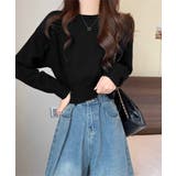 ニットトップス ショート丈 長袖 無地 | SUNSHINE CLOSET | 詳細画像6