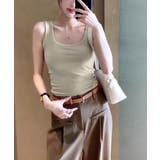 タンクトップ レディース 無地 Uネック | SUNSHINE CLOSET | 詳細画像11 