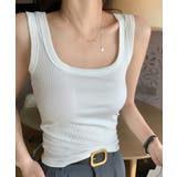 タンクトップ レディース 無地 Uネック | SUNSHINE CLOSET | 詳細画像4 