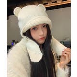 くま耳ニット帽 レディース 韓国風 | SUNSHINE CLOSET | 詳細画像2