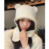 くま耳ニット帽 レディース 韓国風 | SUNSHINE CLOSET | 詳細画像3