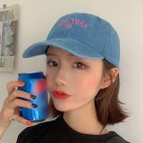 キャップ 英字ロゴ刺しゅう デニム帽子 | SUNSHINE CLOSET | 詳細画像8 