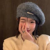 ニットベレー帽 起毛 レディース 秋冬 | ANGELCLOSET | 詳細画像1