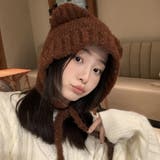 くま耳ニット帽 小顔 レディース 韓国風 | SUNSHINE CLOSET | 詳細画像13