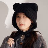 くま耳ニット帽 小顔 レディース 韓国風 | SUNSHINE CLOSET | 詳細画像6