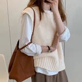 ニットベスト レディース ニットジレ | SUNSHINE CLOSET | 詳細画像6 