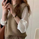 ニットベスト レディース ニットジレ | SUNSHINE CLOSET | 詳細画像8 
