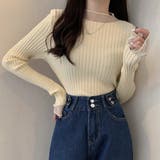 長袖 ニットセーター レディース レース | SUNSHINE CLOSET | 詳細画像1