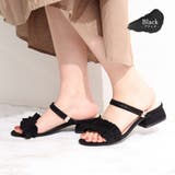 ブラック | サンダル レディース フラットサンダル | SUNSHINE CLOSET