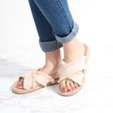 ピンクベージュ | サンダル レディース ローヒール | SUNSHINE CLOSET