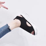サンダル レディース 厚底 メッシュ | ANGELCLOSET | 詳細画像5