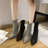 ショートブーツ レディース ソックスブーツ | SUNSHINE CLOSET | 詳細画像8 