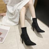 ショートブーツ レディース ソックスブーツ | SUNSHINE CLOSET | 詳細画像4 