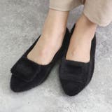 ブラック | フラットシューズ ボア パンプス | SUNSHINE CLOSET