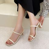 サンダル レディース ローヒール | SUNSHINE CLOSET | 詳細画像5 