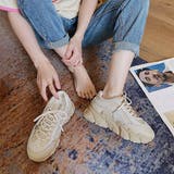 ベージュ | スニーカー レディース 厚底 | SUNSHINE CLOSET