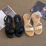 厚底サンダル ストラップ 美脚 韓国 夏 | SUNSHINE CLOSET | 詳細画像10