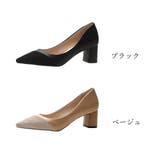 太ヒールパンプス 通勤 PUスエード | SUNSHINE CLOSET | 詳細画像2 