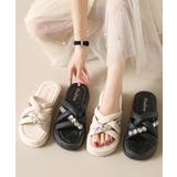 厚底サンダル ラインストーン レディース | SUNSHINE CLOSET | 詳細画像9 