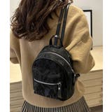 ミニリュックサック コンパクトバッグ 黒 | SUNSHINE CLOSET | 詳細画像1