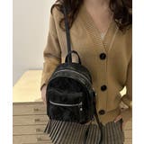 ミニリュックサック コンパクトバッグ 黒 | SUNSHINE CLOSET | 詳細画像3