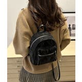 ミニリュックサック コンパクトバッグ 黒 | SUNSHINE CLOSET | 詳細画像4