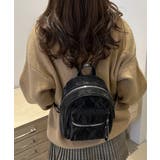 ミニリュックサック コンパクトバッグ 黒 | SUNSHINE CLOSET | 詳細画像6