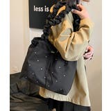 トートバッグ ラインストーン ナイロン | SUNSHINE CLOSET | 詳細画像3