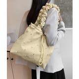 トートバッグ ラインストーン ナイロン | SUNSHINE CLOSET | 詳細画像5