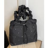 トートバッグ ラインストーン ナイロン | SUNSHINE CLOSET | 詳細画像8