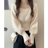ニットセーター 長袖トップス 韓国風 | SUNSHINE CLOSET | 詳細画像3 