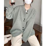 開襟セーター クルーネック ボタン付き | SUNSHINE CLOSET | 詳細画像2