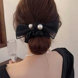 ヘアゴム リボンシュシュ レディース韓国 | SUNSHINE CLOSET | 詳細画像1 