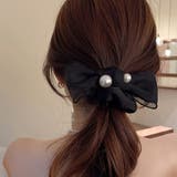 ヘアゴム リボンシュシュ レディース韓国 | SUNSHINE CLOSET | 詳細画像3 