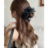 透け感シュシュ パール 韓国風 ヘアゴム | SUNSHINE CLOSET | 詳細画像3 