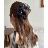 透け感シュシュ パール 韓国風 ヘアゴム | SUNSHINE CLOSET | 詳細画像4 