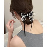 シュシュ クリップ パール 蝶結び | SUNSHINE CLOSET | 詳細画像2 