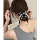 シュシュ クリップ パール 蝶結び | SUNSHINE CLOSET | 詳細画像3 