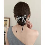 シュシュ クリップ パール 蝶結び | SUNSHINE CLOSET | 詳細画像4 