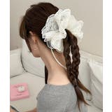 レースシュシュ ボリューム感 ヘアゴム | SUNSHINE CLOSET | 詳細画像2 