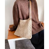 ベージュ | ニットバッグ レディース ニットトートバッグ | ANGELCLOSET